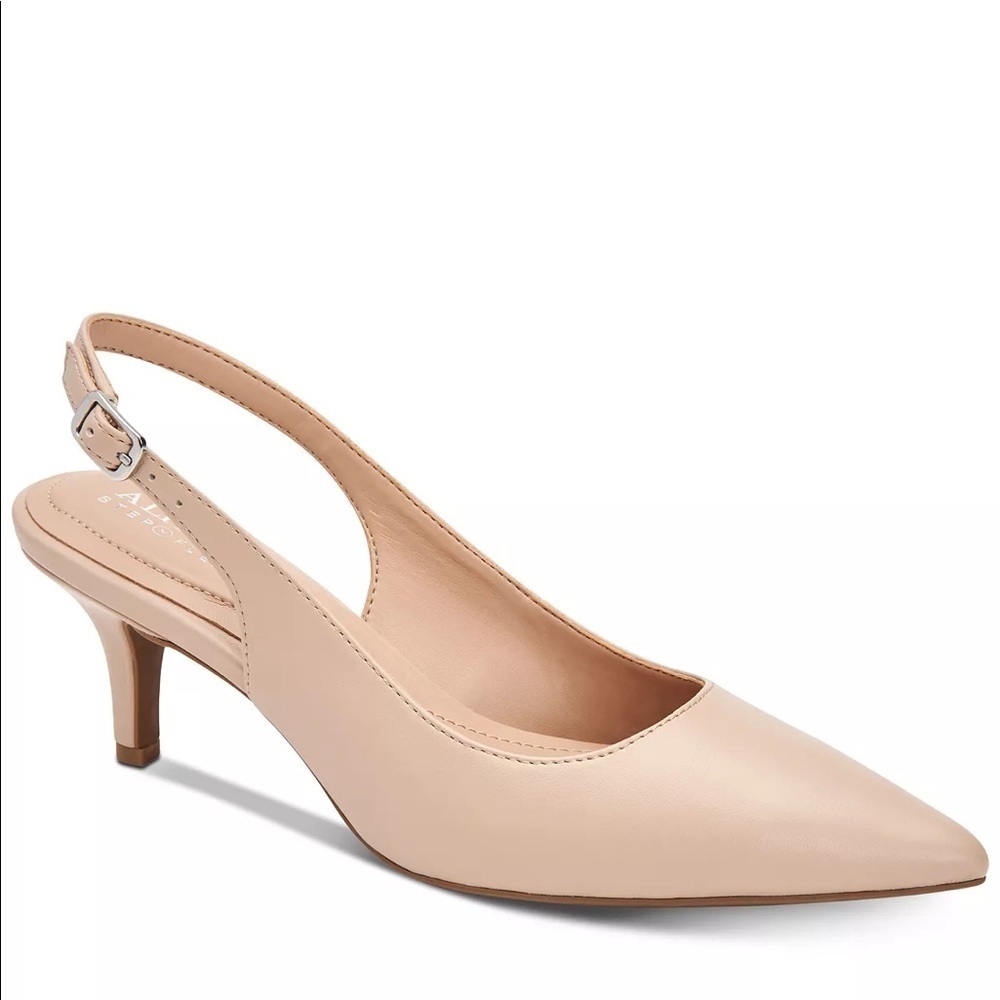 Alfani Women's Step 'N Flex Babbsy Pointed-Toe Slingback Pumps/ Color Cashew - Picture 3 of 4